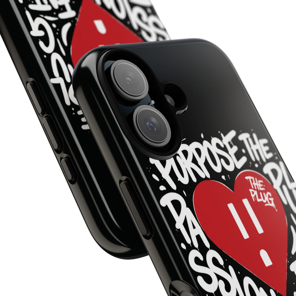 Tough Cases — 'The Plug' Heart Graphic Phone Case (Passion • Faith • Connection)