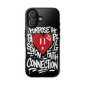 Tough Cases — 'The Plug' Heart Graphic Phone Case (Passion • Faith • Connection)