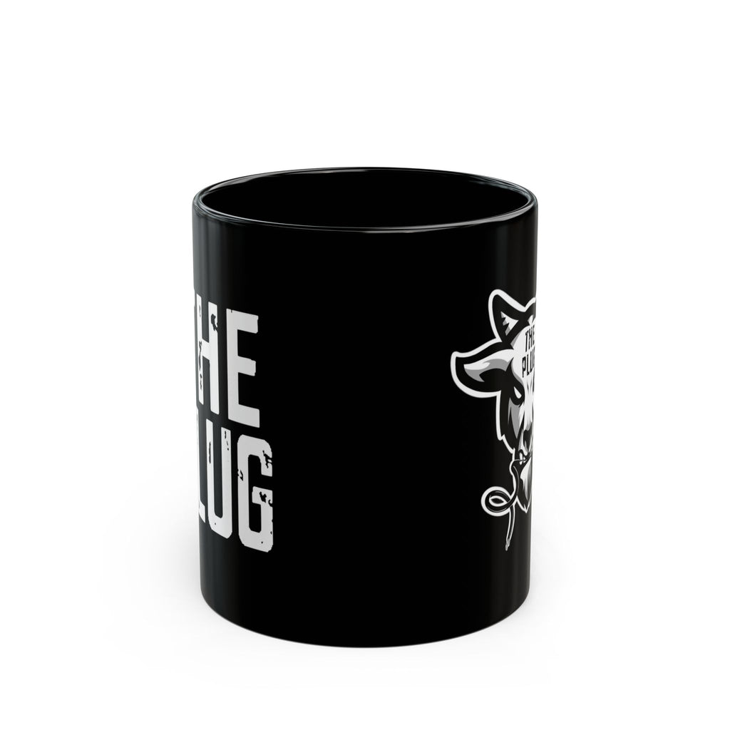 The Plug Goat Mug — Black 11oz/15oz Coffee Cup