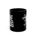 The Plug Goat Mug — Black 11oz/15oz Coffee Cup