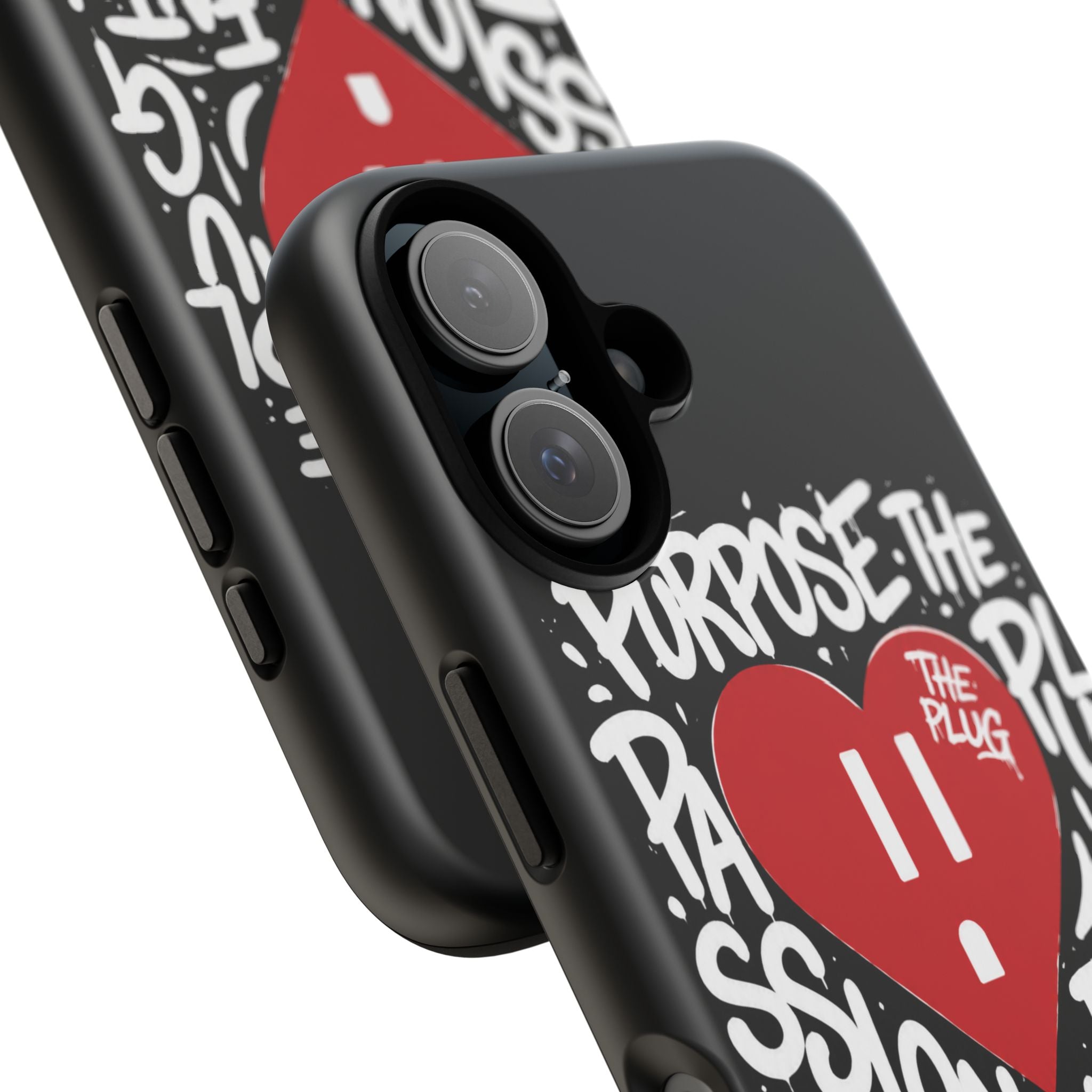 Tough Cases — 'The Plug' Heart Graphic Phone Case (Passion • Faith • Connection)