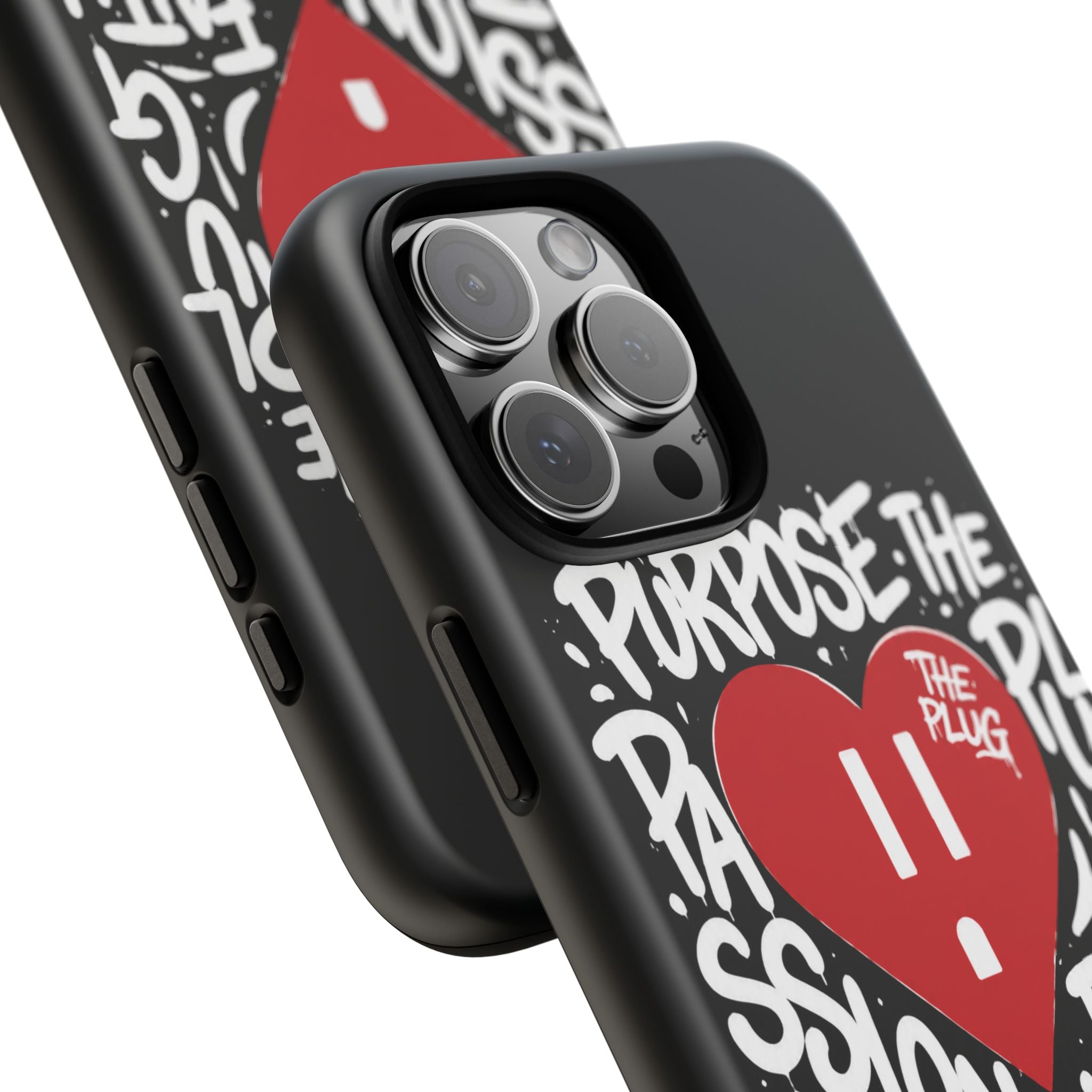 Tough Cases — 'The Plug' Heart Graphic Phone Case (Passion • Faith • Connection)