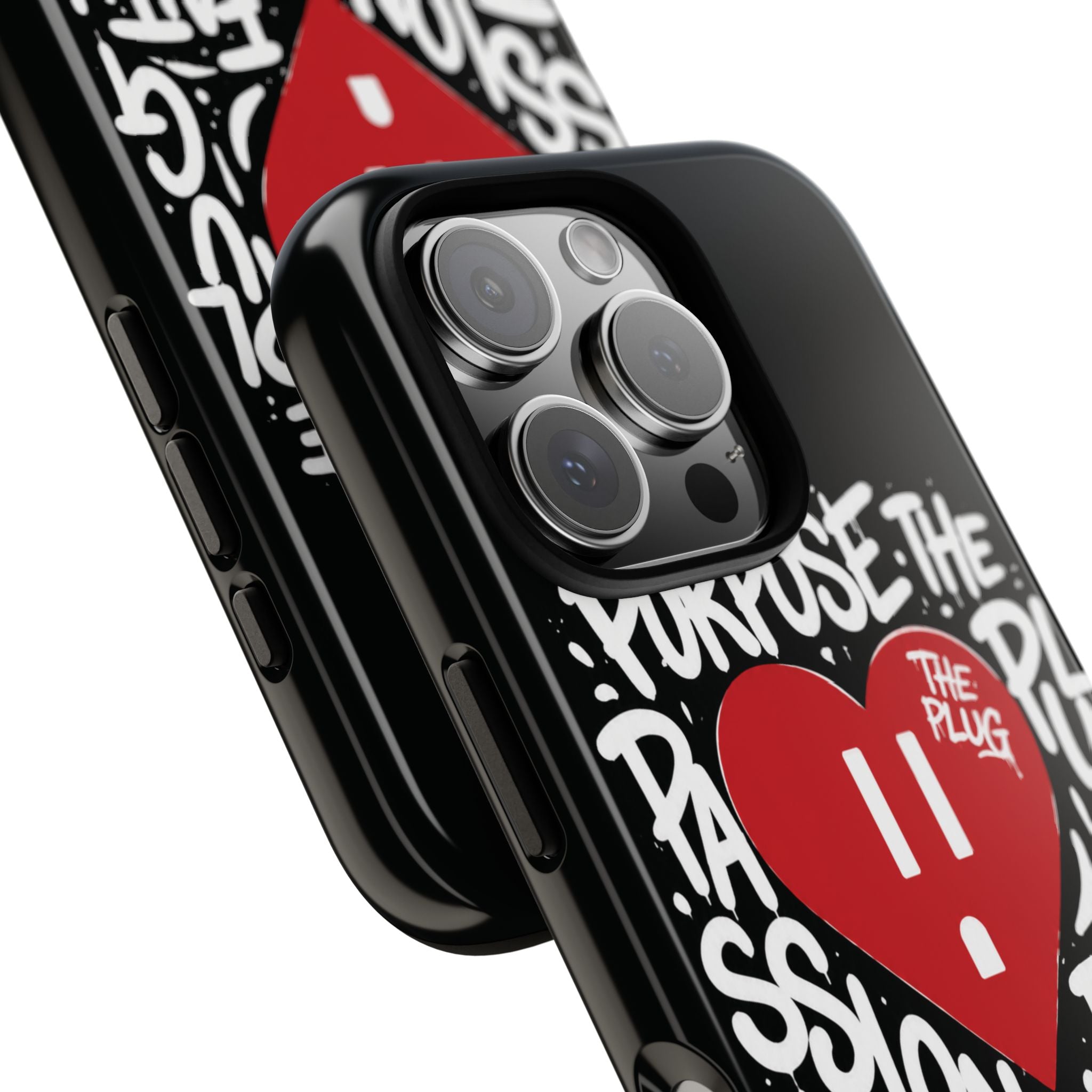 Tough Cases — 'The Plug' Heart Graphic Phone Case (Passion • Faith • Connection)