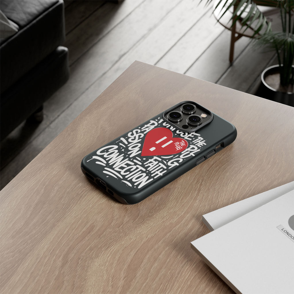 Tough Cases — 'The Plug' Heart Graphic Phone Case (Passion • Faith • Connection)