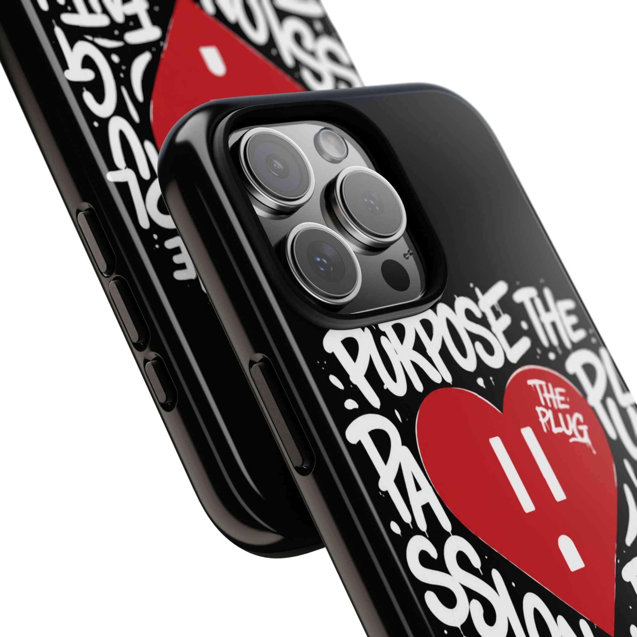 Tough Cases — 'The Plug' Heart Graphic Phone Case (Passion • Faith • Connection)