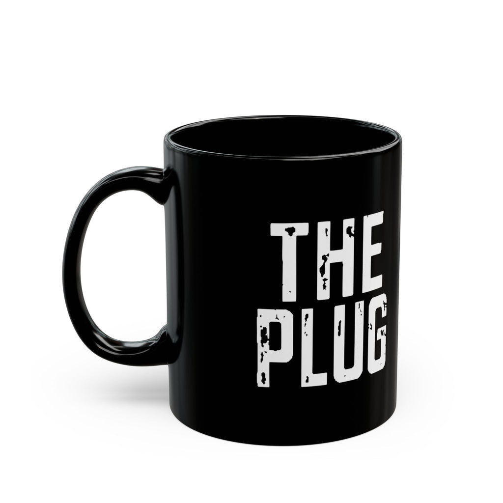 The Plug Goat Mug — Black 11oz/15oz Coffee Cup