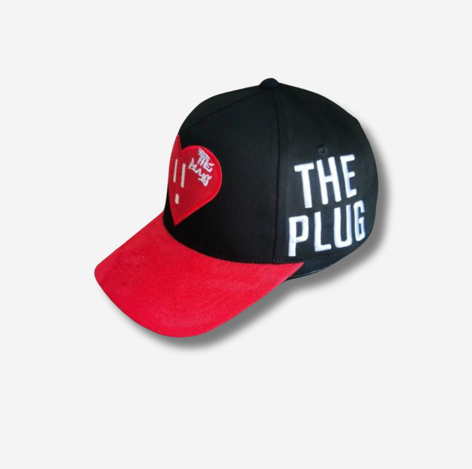 The Heart Outlet - Red Heart/ Red Suede Brim