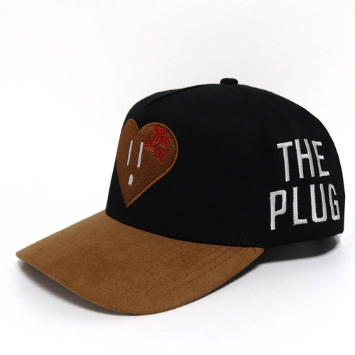 The Heart Outlet - Brown Heart/ Brown Suede Brim